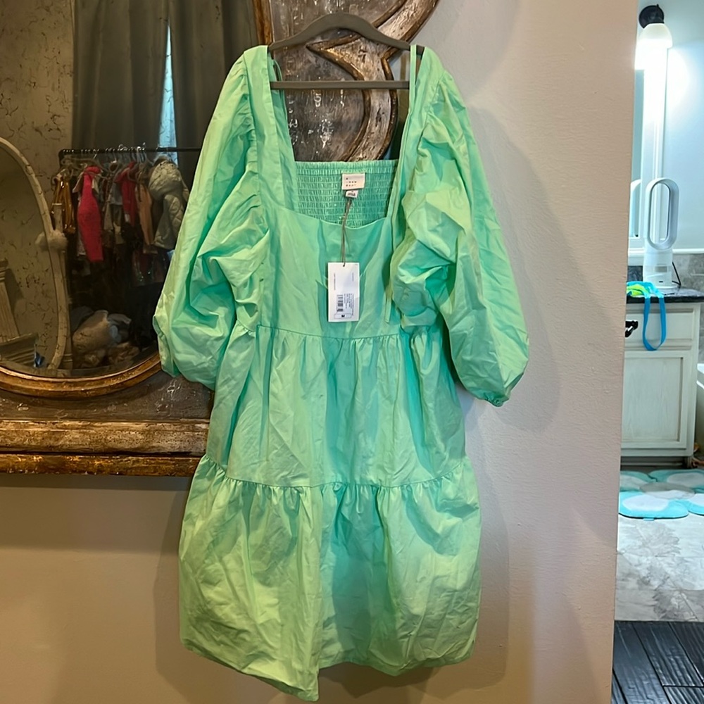 A New Day puff sleeve dress